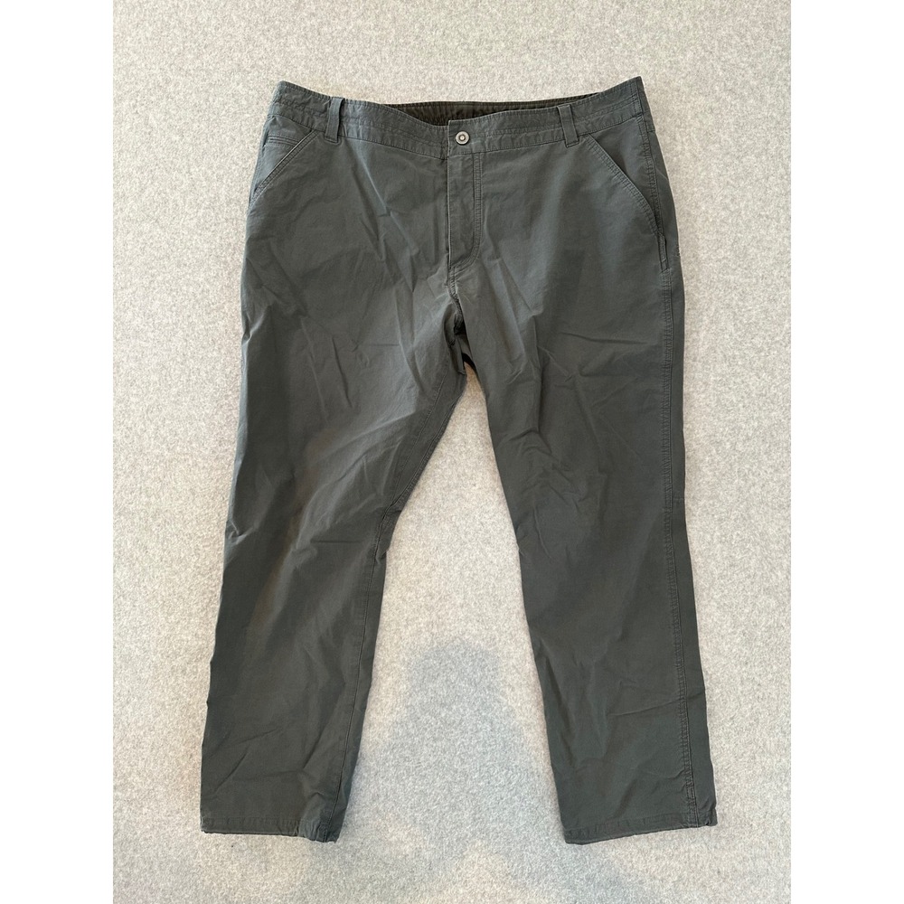 Kuhl Resistor Chino‎ Mens 42x30 Carbon Gray Stretch Hiking Technical Pants 5191